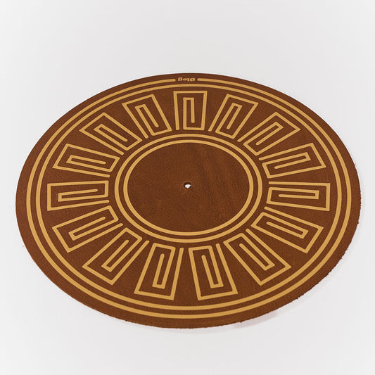Leather Record Mat
