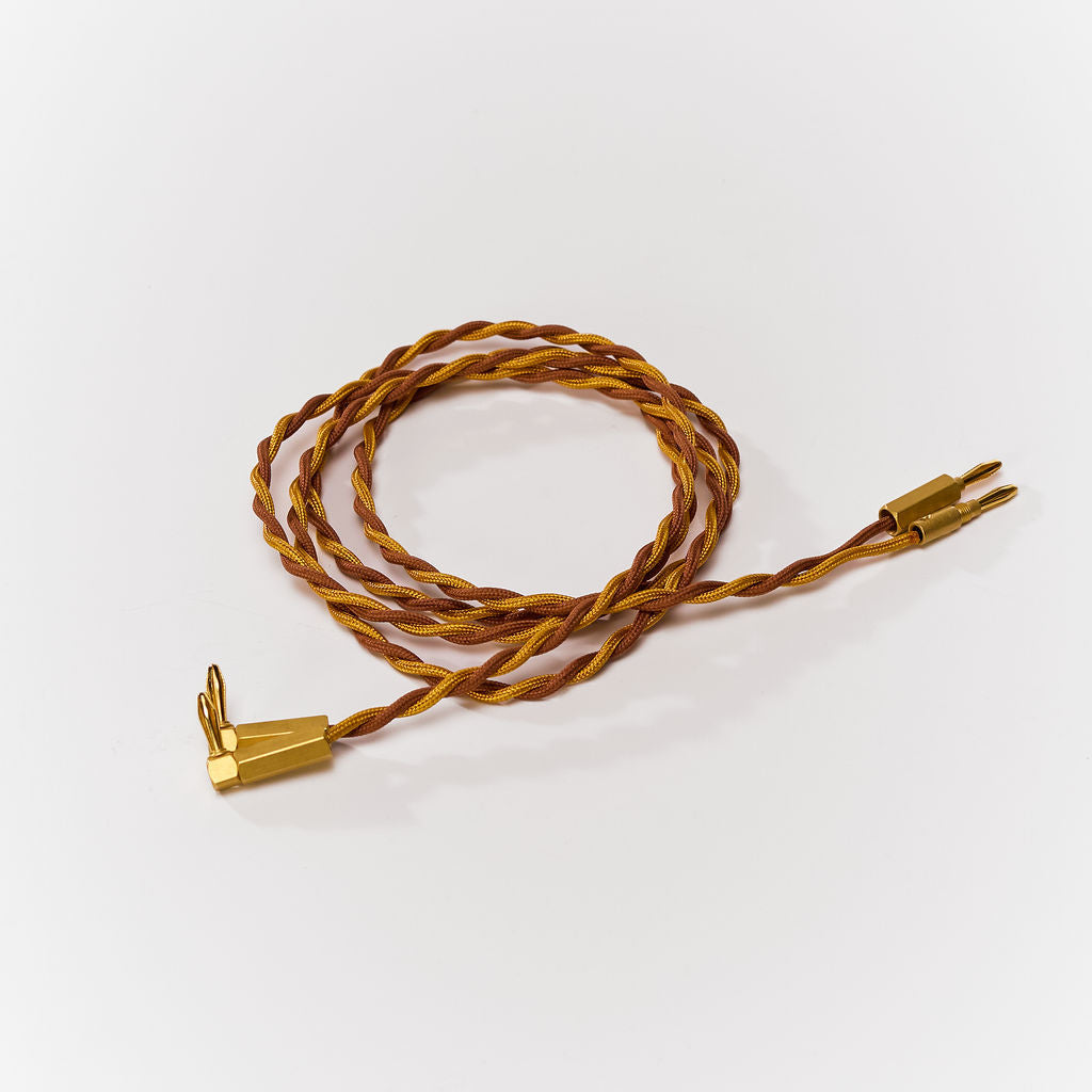 Brass/Brown Speaker Wire