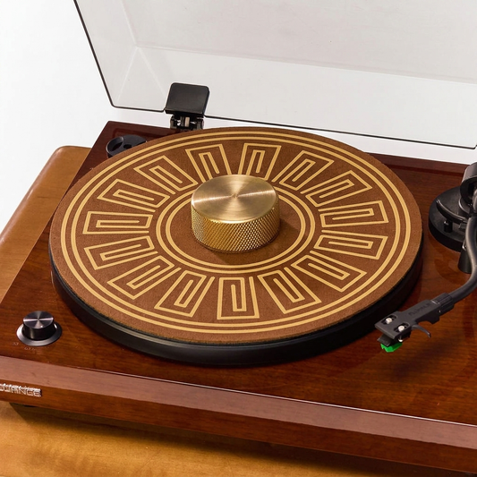 Leather Record Mat