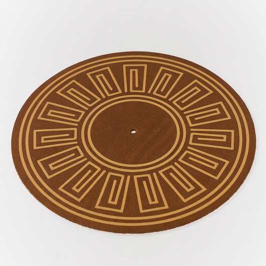 Leather Record Mat